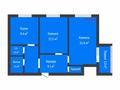 2-комнатная квартира · 51 м² · 8/9 этаж, 5-й микрорайон, микрорайон 5 5 за 23 млн ₸ в Костанае — фото 2