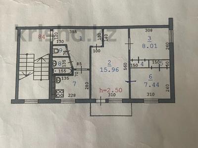 3-комнатная квартира, 47.48 м², 3/5 этаж, Тургенева за 13 млн 〒 в Актобе