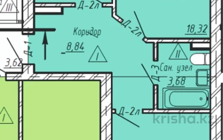 2-комнатная квартира · 53.88 м² · 2/5 этаж, Назарбаева — Шажимбаева за ~ 19.9 млн ₸ в Петропавловске — фото 2