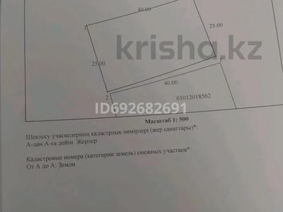 Участок 10 соток, Научный 2-33 за 1.7 млн 〒 в Дамса