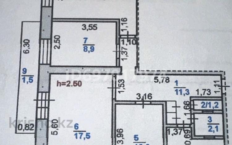4-бөлмелі пәтер · 75 м² · 5/9 қабат, Сандригайло 57 — Детский садик, супермаркет, бағасы: 23.7 млн ₸ в Рудном — фото 2