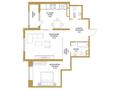 2-бөлмелі пәтер · 76.5 м², мкр. Нурсат, рядом с городским акиматом, бағасы: ~ 49.6 млн ₸ в Шымкенте — фото 3
