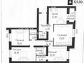 4-бөлмелі пәтер · 121 м² · 3/9 қабат, Александр Сызганов 1/2, бағасы: 73 млн ₸ в Астане, Есильский р-н — фото 8