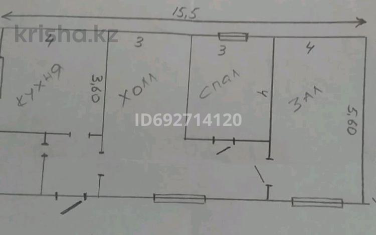 Часть дома · 3 комнаты · 25.4 м² · 25.4 сот., Жетісу 11 — Көше арасы за 1 млн ₸ в Бейнеу — фото 2
