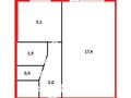 1-бөлмелі пәтер · 31 м² · 4/5 қабат, пр. Мира 100/1, бағасы: 6.9 млн ₸ в Темиртау — фото 2