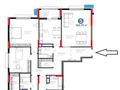 5-комнатная квартира · 184 м² · 8/9 этаж, Турар Рыскулов 3 за 185 млн ₸ в Астане, Есильский р-н — фото 8