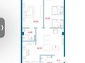 3-комнатная квартира · 86.1 м² · 2/4 этаж, МТФ 3 за 86.1 млн ₸ в Алматы — фото 2
