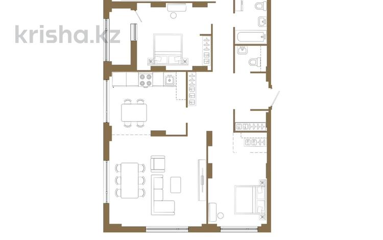 4-комнатная квартира · 138.1 м² · 13/18 этаж, Достык — БЕЗ КОМИССИИ!!! за ~ 93.9 млн ₸ в Астане, Есильский р-н — фото 2