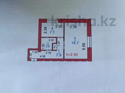 1-комнатная квартира · 38.2 м² · 3/3 этаж, Пушкина 183 за 13 млн ₸ в Костанае