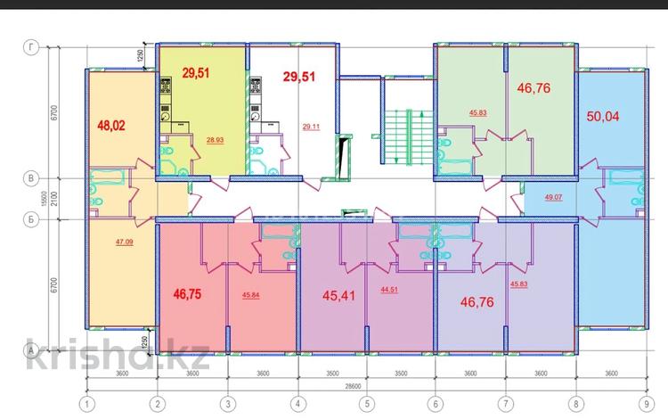 1-комнатная квартира · 29.5 м² · 5/9 этаж, мкр Кайрат, Сыбызгы 100 — Рыскулова Сыбызгы за 16 млн ₸ в Алматы, Турксибский р-н — фото 2