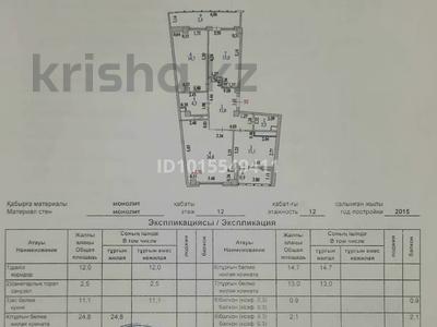 3-бөлмелі пәтер · 85 м² · 13/13 қабат, Сыганак 1, бағасы: 41 млн ₸ в Астане, Нура р-н