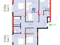4-бөлмелі пәтер · 116.5 м² · 8/17 қабат, Улы Дала 14 — Улы Дала-Айтматова, бағасы: 72 млн ₸ в Астане, Нура р-н — фото 2