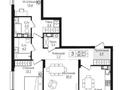 3-комнатная квартира · 88.4 м² · 11/16 этаж, Тауелсиздик 38/4 — Б. Момышулы за 60.5 млн ₸ в Астане, Алматы р-н — фото 2