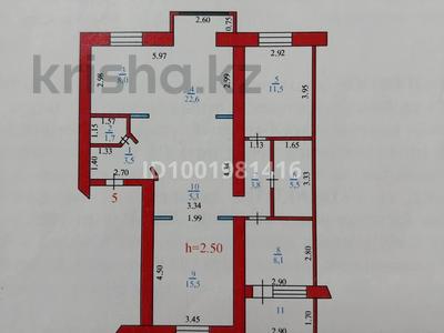 3-бөлмелі пәтер · 88 м² · 2/5 қабат, Курмангалиева 3/1, бағасы: 30.5 млн ₸ в Уральске