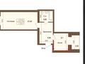1-комнатная квартира · 48.8 м² · 4/5 этаж, Асау-барак 60Б за 20 млн ₸ в Актобе, мкр. Курмыш — фото 7