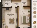 2-комнатная квартира · 46.2 м² · 3 этаж, Александр Сызганов за 31 млн ₸ в Астане, Есильский р-н