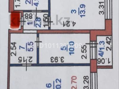 2-комнатная квартира · 60 м² · 3/6 этаж, Юбилейный за 28.5 млн ₸ в Костанае