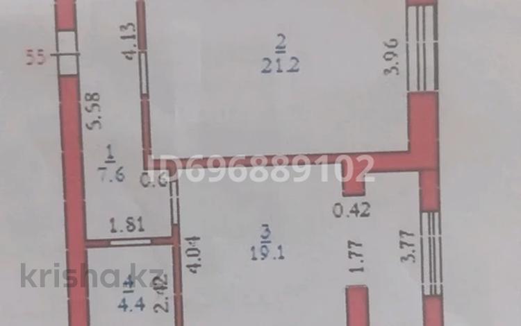 1-комнатная квартира, 52.3 м², 5/6 этаж, мкр. Алтын орда, Батыс 2 уч. 22Е за 19.2 млн 〒 в Актобе, мкр. Алтын орда — фото 4