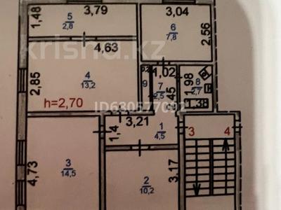 3-бөлмелі пәтер · 58.4 м² · 2/2 қабат, проспект Мира 16 — Гагарина, бағасы: 16.5 млн ₸ в Жезказгане
