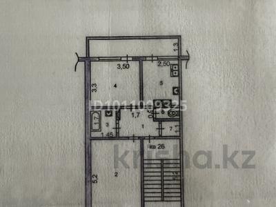 2-бөлмелі пәтер · 50 м² · 1/5 қабат, 18-й микрорайон, 18-й микрорайон 78, бағасы: 25 млн ₸ в Шымкенте, Аль-Фарабийский р-н