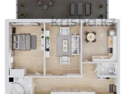 2-комнатная квартира · 80.7 м² · 1/3 этаж, ПК Горный Гигант за 68 млн ₸ в Алматы, Бостандыкский р-н