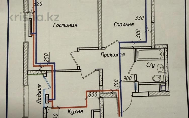 2-комнатная квартира · 61 м² · 6/9 этаж, мкр Таугуль, Симферопольская — Жандосова Сулейменова за 65 млн ₸ в Алматы, Ауэзовский р-н — фото 22