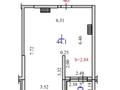 1-комнатная квартира · 45.5 м² · 4/7 этаж, мкр Томирис, Рыскулова 103 — Тлендиева за 24.5 млн ₸ в Алматы, Алатауский р-н
