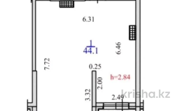 1-комнатная квартира · 45.5 м² · 4/7 этаж, мкр Томирис, Рыскулова 103 — Тлендиева за 24.5 млн ₸ в Алматы, Алатауский р-н — фото 7