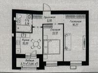 2-комнатная квартира · 55.4 м² · 8/9 этаж, Шамши Калдаякова 43 — Улы дала за 31 млн 〒 в Астане, Сарайшык р-н