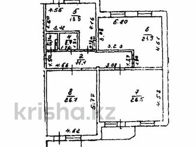 3-бөлмелі пәтер, 106.6 м², 10/10 қабат, мкр Аксай-5 2, бағасы: 65 млн 〒 в Алматы, Ауэзовский р-н