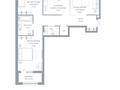 3-комнатная квартира · 95.59 м² · 2/7 этаж, По ул. Ханов Керея и Жанибека, напротив Президентского парка 48 — БЕЗ КОМИССИИ! Выбор по этажам! за ~ 72.3 млн ₸ в Астане