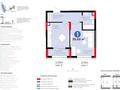 1-комнатная квартира · 38.68 м² · 2/14 этаж, Улы Дала 4 за 27.9 млн ₸ в Астане, Нура р-н