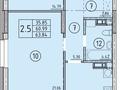 2-комнатная квартира · 63.84 м² · 2/12 этаж, Исмаилова 46 — Исмаилова за ~ 30 млн ₸ в Петропавловске