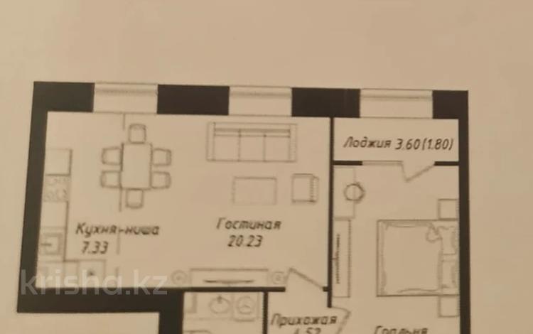 2-бөлмелі пәтер · 56 м² · 8/9 қабат, Мухамедханова 43, бағасы: ~ 29.5 млн ₸ в Астане, Нура р-н — фото 2