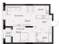 2-бөлмелі пәтер · 64.5 м² · 6/8 қабат, мкр Михайловка , ​Улица Аманжолова 47/1, бағасы: 38.7 млн ₸ в Караганде, Казыбек би р-н — фото 2