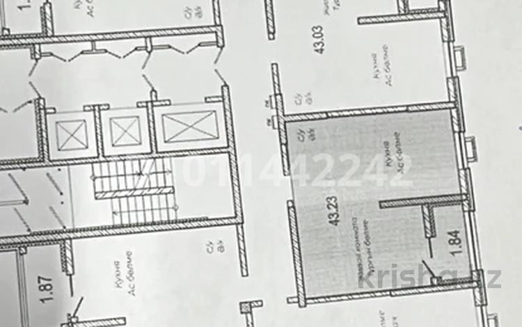 1-бөлмелі пәтер · 43.23 м² · 11/20 қабат, Темирбек жургенов 17, бағасы: 20 млн ₸ в Астане, Сарайшык р-н — фото 2
