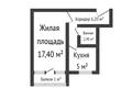1-бөлмелі пәтер · 31.5 м² · 4/5 қабат, АЛИИ МОЛДАГУЛОВОЙ — КОЛОС - памятник Молдагуловой, бағасы: 12 млн ₸ в Шымкенте, Аль-Фарабийский р-н — фото 8