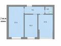 2-комнатная квартира · 60.02 м², Придорожная 87/2 за ~ 16.9 млн 〒 в Уральске — фото 3