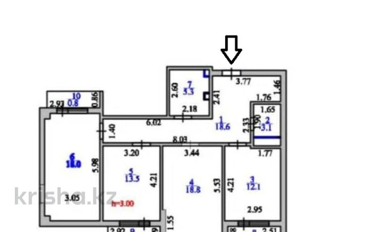 3-бөлмелі пәтер · 93 м² · 5/12 қабат, Бухар жырау 32, бағасы: 50 млн ₸ в Астане, Есильский р-н — фото 2