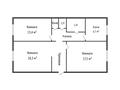 3-комнатная квартира · 71.7 м² · 3/3 этаж, ШАКАРИМА 155 — БЕЛИНСКОГО за 22 млн ₸ в Усть-Каменогорске — фото 3