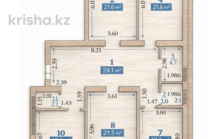4-бөлмелі пәтер · 136.5 м² · 2/9 қабат, мкр. Алтын орда, бағасы: ~ 44.9 млн ₸ в Актобе — фото 2