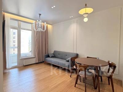 2-комнатная квартира · 50 м² · 14/16 этаж, Каныша Сатпаева 90/55Б за 450 000 ₸ в Алматы, Бостандыкский р-н