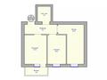 2-комнатная квартира, 52.9 м², Пригородный 10/2 за ~ 12.2 млн 〒 в Астане — фото 2