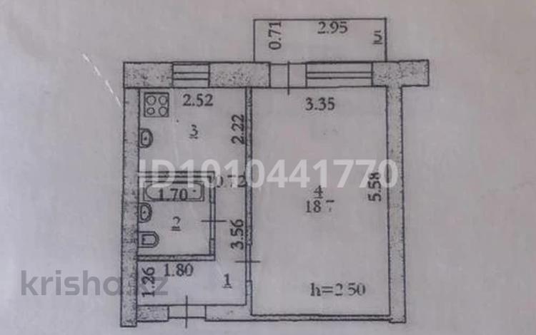 1-бөлмелі пәтер · 34 м² · 2/5 қабат, Шевченко, бағасы: ~ 8.2 млн 〒 в Актобе, мкр Гормолзавод — фото 2