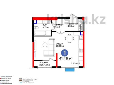 1-бөлмелі пәтер · 42 м² · 16/16 қабат, Нурсултана Назарбаева 1, бағасы: 26 млн ₸ в Шымкенте, Каратауский р-н