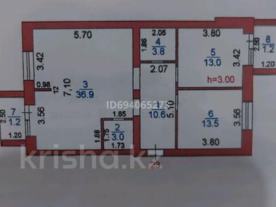 3-комнатная квартира · 83.2 м² · 1/3 этаж, мкр Новый Город, Жангозина 5/2 за 38 млн 〒 в Караганде, Казыбек би р-н