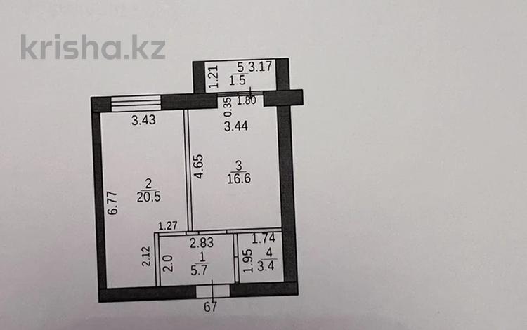 2-комнатная квартира, 47.7 м², 3/5 этаж, мкр Юго-Восток 155 за 18 млн 〒 в Караганде, Казыбек би р-н — фото 2