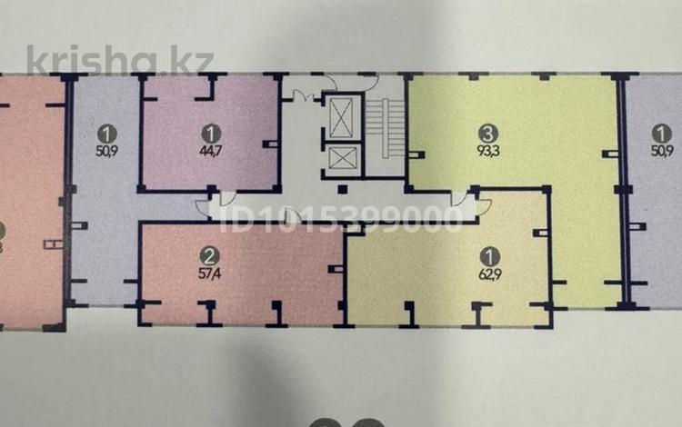 1-бөлмелі пәтер · 44.7 м² · 3/12 қабат, Тауелсиздик 60, бағасы: 26.5 млн ₸ в Астане, Алматы р-н — фото 2