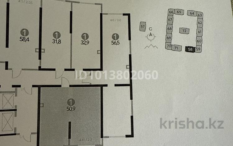 2-бөлмелі пәтер · 51 м² · 11/12 қабат, Құлагер ш/а. — Жансугурова Рыскулова, бағасы: 27 млн ₸ в Алматы, Жетысуский р-н — фото 2