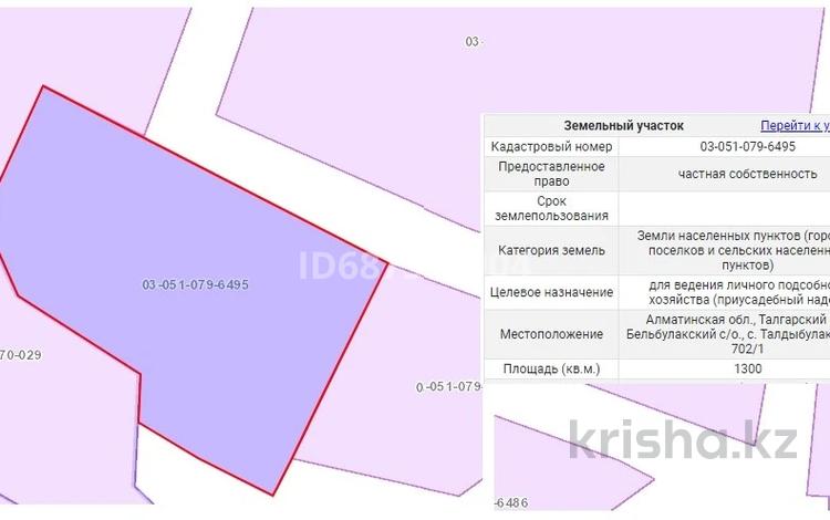 Участок 13 соток, Талгарский р-н за ~ 10 млн 〒 в Алматинской обл., Талгарский р-н — фото 4